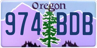OR license plate 974BDB