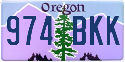 OR license plate 974BKK