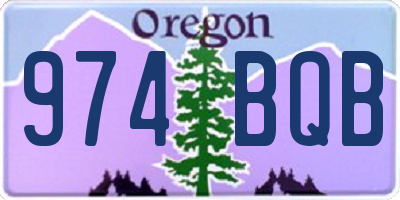 OR license plate 974BQB