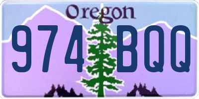OR license plate 974BQQ