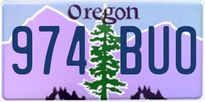 OR license plate 974BUO