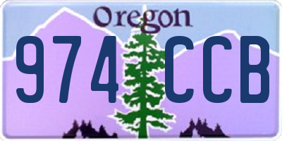 OR license plate 974CCB