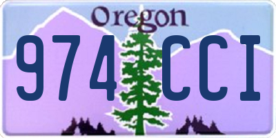 OR license plate 974CCI