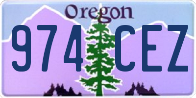 OR license plate 974CEZ