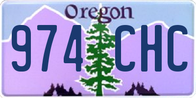 OR license plate 974CHC