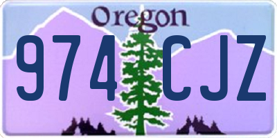 OR license plate 974CJZ