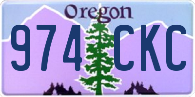 OR license plate 974CKC