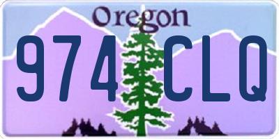OR license plate 974CLQ