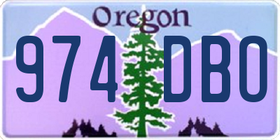 OR license plate 974DBO