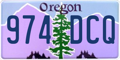 OR license plate 974DCQ