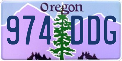 OR license plate 974DDG