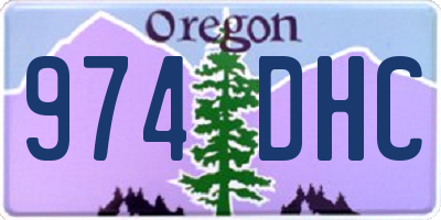 OR license plate 974DHC