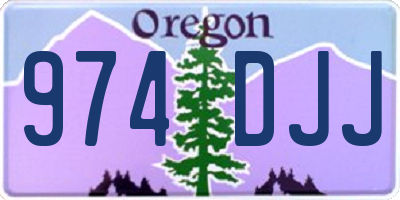 OR license plate 974DJJ