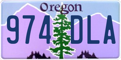 OR license plate 974DLA