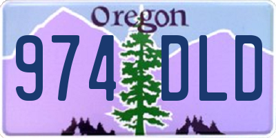 OR license plate 974DLD