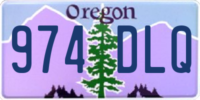 OR license plate 974DLQ