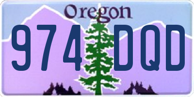 OR license plate 974DQD