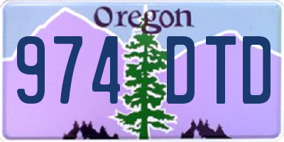 OR license plate 974DTD