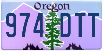 OR license plate 974DTT