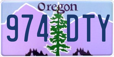 OR license plate 974DTY