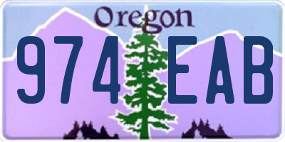 OR license plate 974EAB