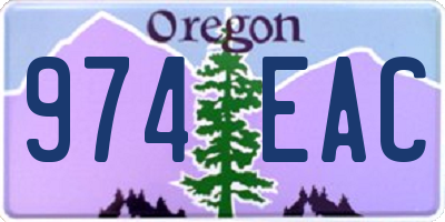OR license plate 974EAC