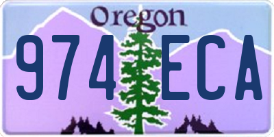 OR license plate 974ECA