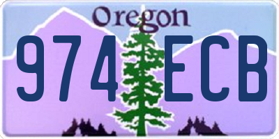OR license plate 974ECB