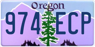 OR license plate 974ECP