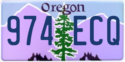 OR license plate 974ECQ