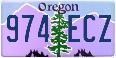 OR license plate 974ECZ