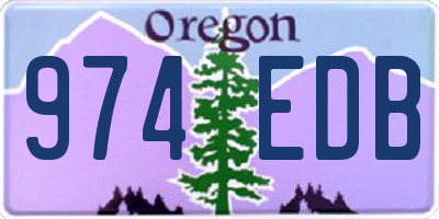 OR license plate 974EDB