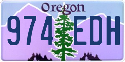 OR license plate 974EDH