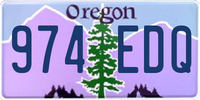 OR license plate 974EDQ