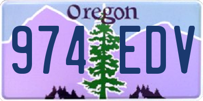 OR license plate 974EDV