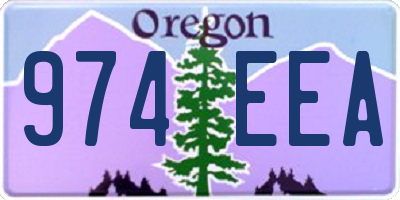 OR license plate 974EEA