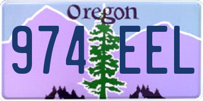 OR license plate 974EEL