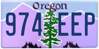 OR license plate 974EEP