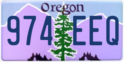 OR license plate 974EEQ