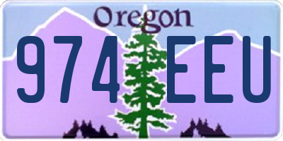 OR license plate 974EEU