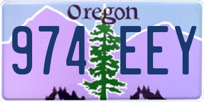 OR license plate 974EEY