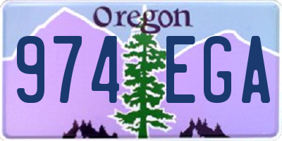 OR license plate 974EGA