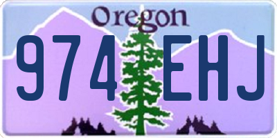 OR license plate 974EHJ