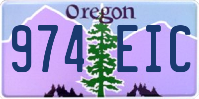 OR license plate 974EIC