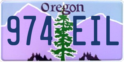 OR license plate 974EIL
