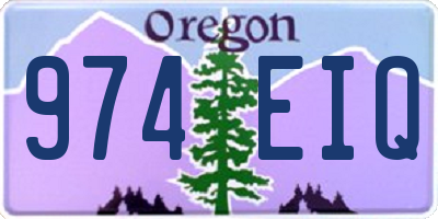 OR license plate 974EIQ