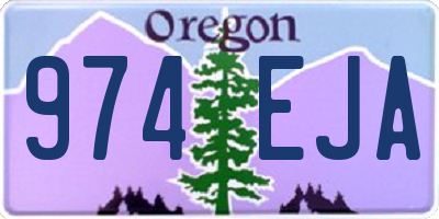 OR license plate 974EJA