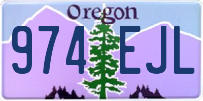 OR license plate 974EJL