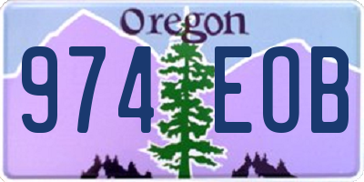OR license plate 974EOB