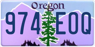 OR license plate 974EOQ